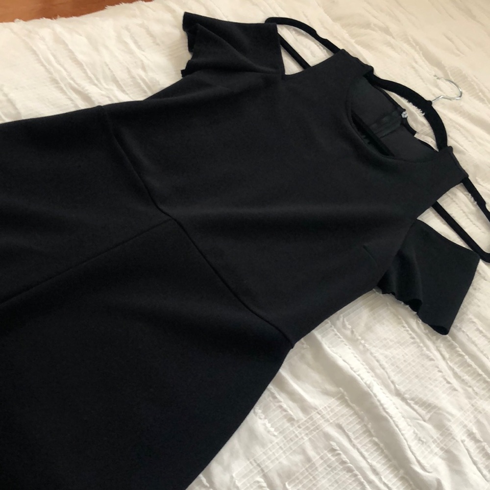 Black cut out romper
